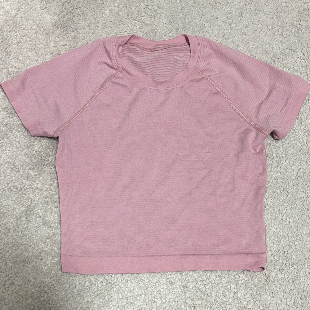 Lululemon swiftly tech cropped short sleeve